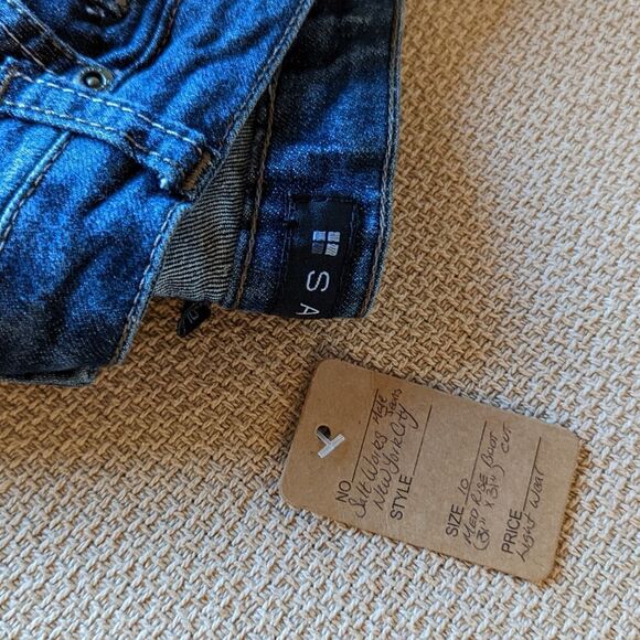 Salt Works New York High Rise Jeans Size 10 Light Wash - Picture 4 of 5